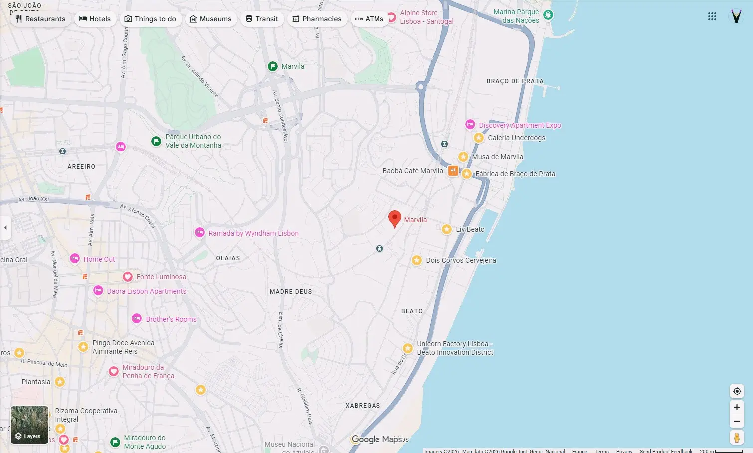 Lisbon Map